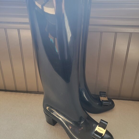 Salvatore Ferragamo rubber boots - Picture 3 of 4